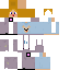 Minecraft skin texture, 64x64 pixels