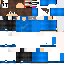 Minecraft skin texture, 64x64 pixels