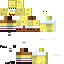 Minecraft skin texture, 64x64 pixels