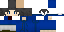 Minecraft skin texture, 64x32 legacy pixels