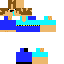 Minecraft skin texture, 64x64 pixels