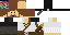 Minecraft skin texture, 64x32 legacy pixels