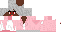Minecraft skin texture, 64x32 legacy pixels