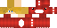 Minecraft skin texture, 64x32 legacy pixels