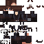 Minecraft skin texture, 64x64 pixels