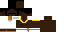 Minecraft skin texture, 64x32 legacy pixels