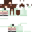Minecraft skin texture, 64x64 pixels