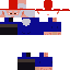 Minecraft skin texture, 64x64 pixels