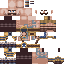 Minecraft skin texture, 64x64 pixels