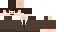 Minecraft skin texture, 64x32 legacy pixels