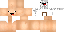 Minecraft skin texture, 64x32 legacy pixels