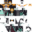 Minecraft skin texture, 64x64 pixels