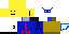 Minecraft skin texture, 64x32 legacy pixels