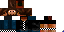 Minecraft skin texture, 64x32 legacy pixels