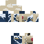Minecraft skin texture, 64x64 pixels