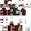 Minecraft skin texture, 64x64 pixels
