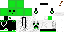 Minecraft skin texture, 64x32 legacy pixels