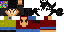 Minecraft skin texture, 64x32 legacy pixels