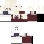 Minecraft skin texture, 64x64 pixels