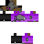 Minecraft skin texture, 64x64 pixels