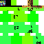 Minecraft skin texture, 64x64 pixels