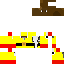 Minecraft skin texture, 64x64 pixels