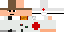 Minecraft skin texture, 64x32 legacy pixels