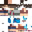 Minecraft skin texture, 64x64 pixels