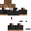 Minecraft skin texture, 64x64 pixels