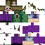 Minecraft skin texture, 64x64 pixels