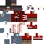 Minecraft skin texture, 64x64 pixels