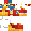 Minecraft skin texture, 64x64 pixels