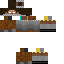 Minecraft skin texture, 64x64 pixels