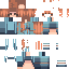 Minecraft skin texture, 64x64 pixels