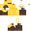 Minecraft skin texture, 64x64 pixels
