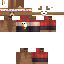 Minecraft skin texture, 64x64 pixels