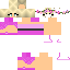 Minecraft skin texture, 64x64 pixels
