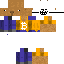 Minecraft skin texture, 64x64 pixels