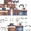 Minecraft skin texture, 64x64 pixels