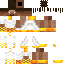 Minecraft skin texture, 64x64 pixels