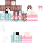 Minecraft skin texture, 64x64 pixels