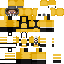 Minecraft skin texture, 64x64 pixels