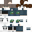 Minecraft skin texture, 64x64 pixels