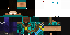 Minecraft skin texture, 64x32 legacy pixels