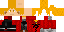 Minecraft skin texture, 64x32 legacy pixels