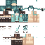 Minecraft skin texture, 64x64 pixels