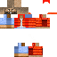 Minecraft skin texture, 64x64 pixels