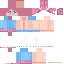 Minecraft skin texture, 64x64 pixels