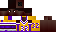 Minecraft skin texture, 64x32 legacy pixels
