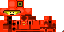 Minecraft skin texture, 64x32 legacy pixels